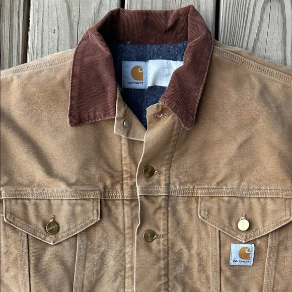 Vintage Carhartt Type 3 Trucker Work Jacket - Picture 2 of 9